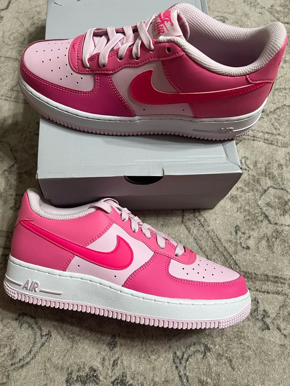 Nike Air Force 1 Pinksicle/Pink Foam/ Hyper Pink Youth 6/ Women’s 7.5 - Picture 13 of 13